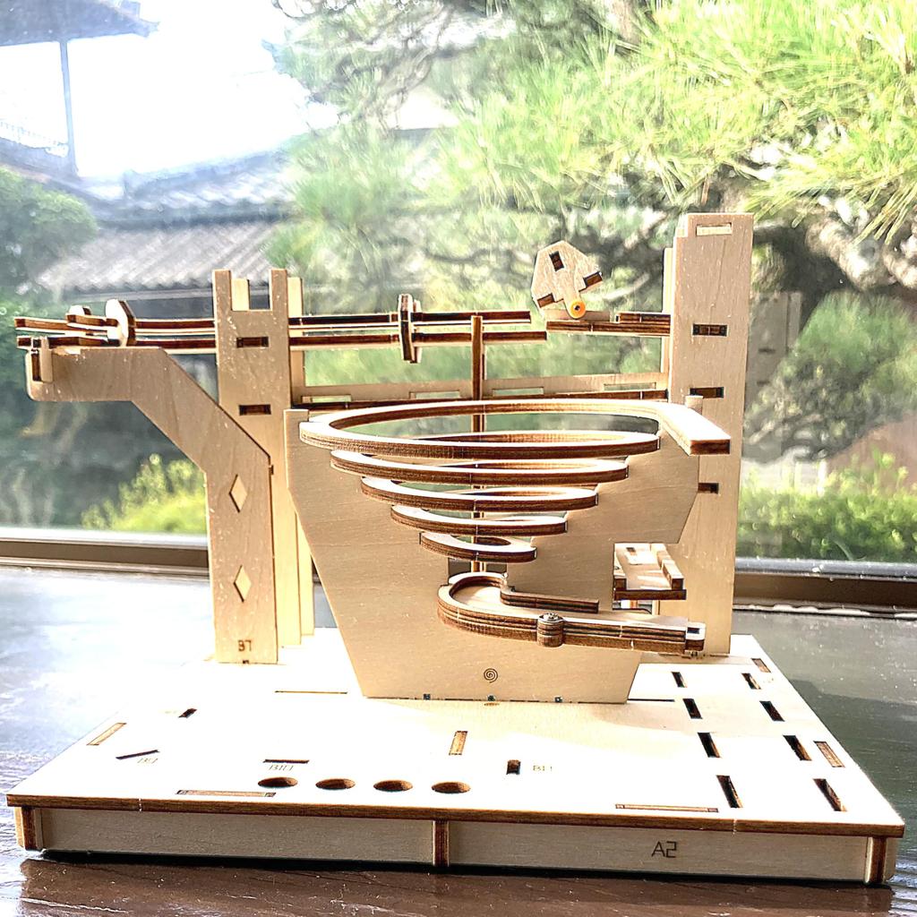 TOKIX 3D Craft Holzbausatz Laufkugel, Bausatz,