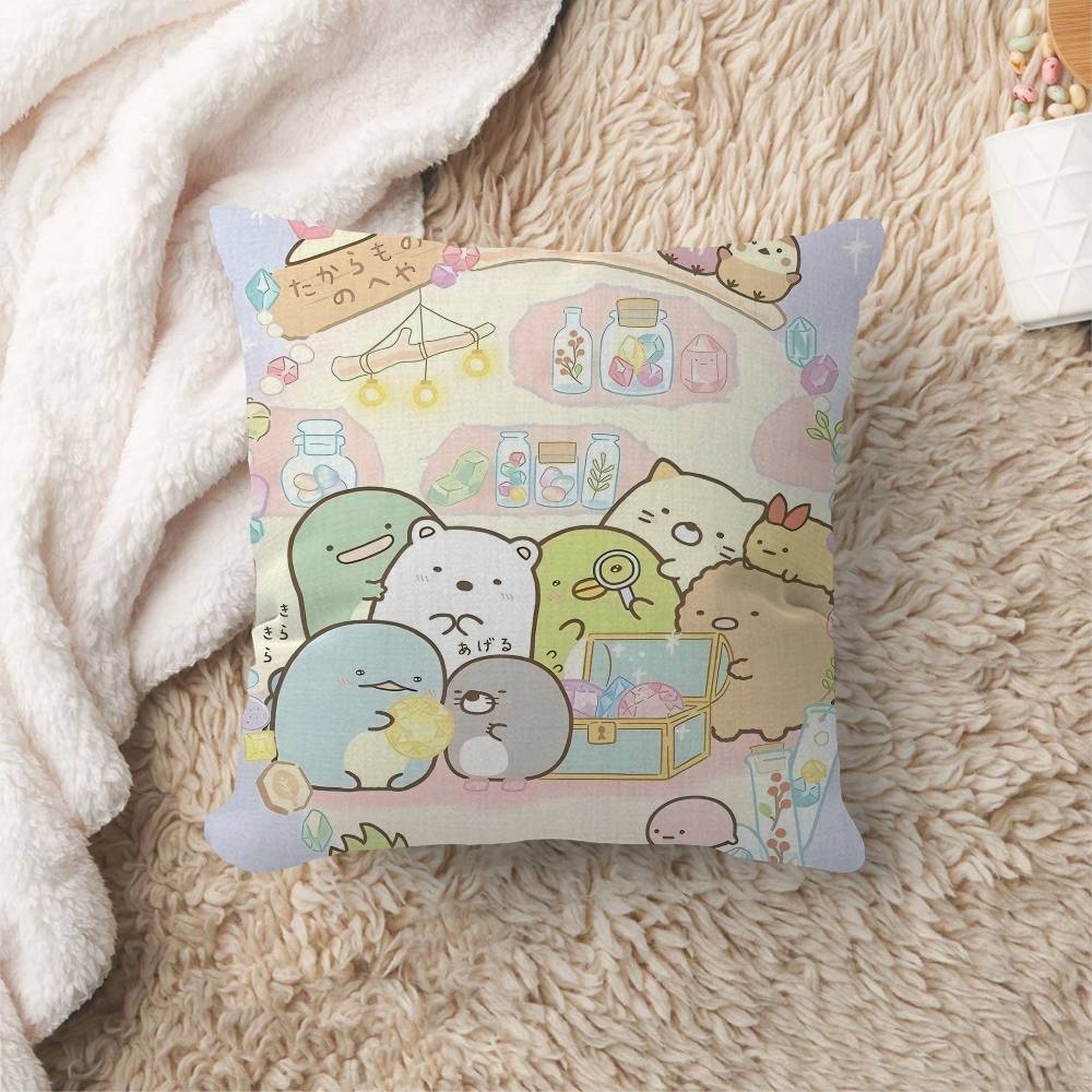 Japan Anime Sumikko Gurashi Pillow Cover Design Cushion Cover Decor Holiday Decorati
