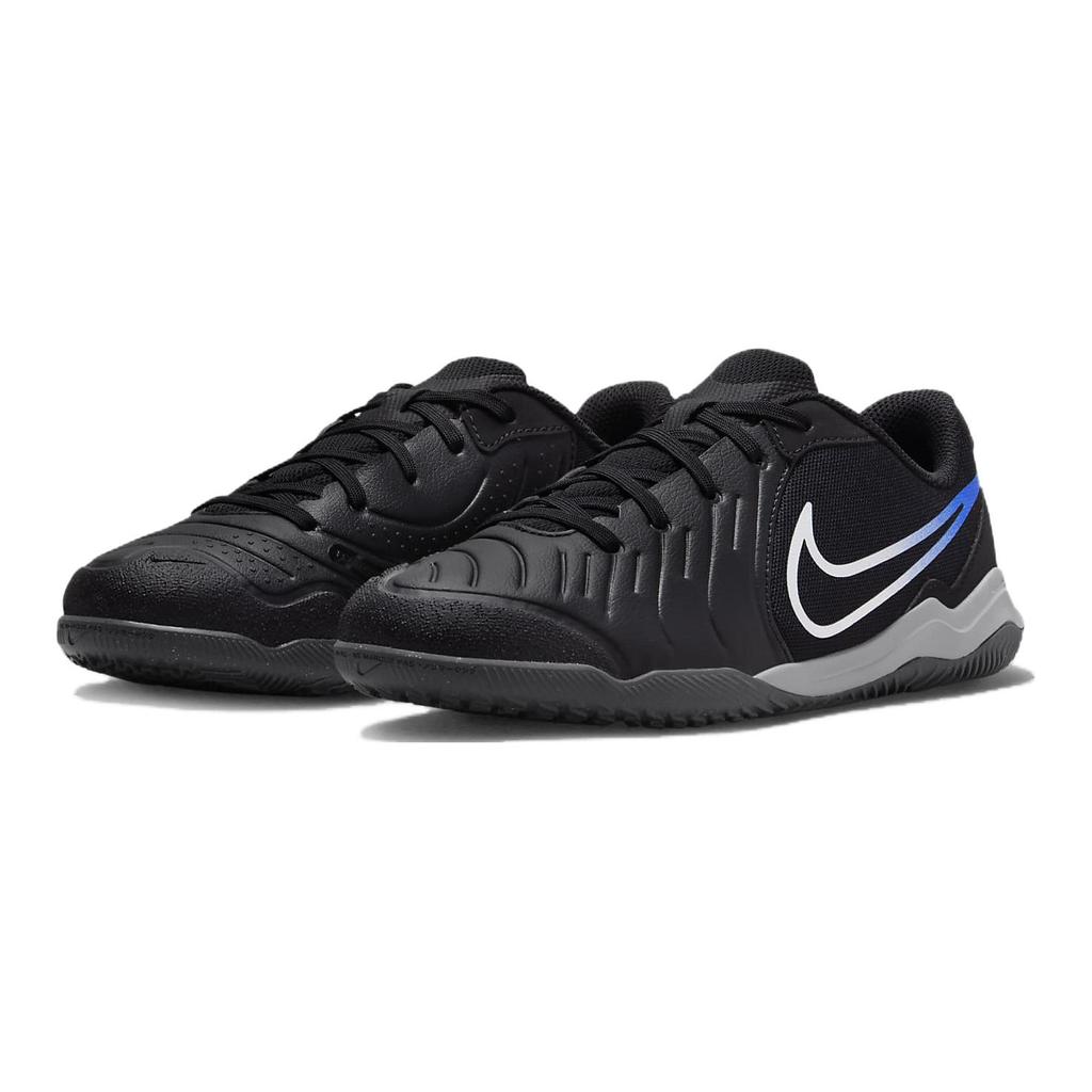New Nike Tiempo Legend 10 Anti Slip Wear Resistant Low Top Kids' Soccer Shoes Black Kids' DV4350-040