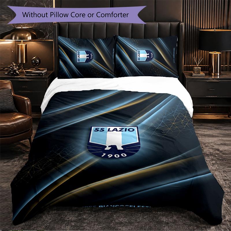 Lazio FC Themed Bedding 3Pcs Duvet