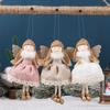 Cute Plush Angel Doll Christmas Tree Ornament Holiday Home Decor Gift For Kids