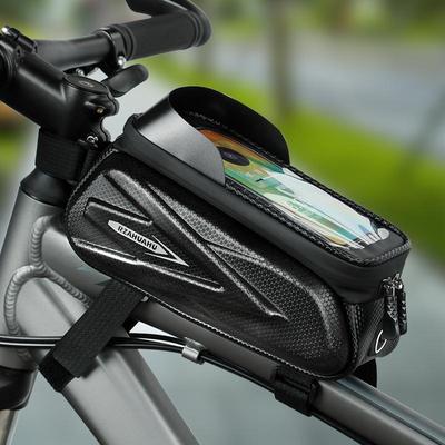 Waterproof Bicycle Handlebar & Saddle Bag with Phone Holder
