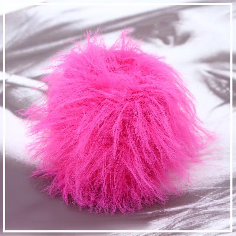 1PC Feather Sweater Nylon DIY Thread Ball Hat Long Thread Scarf Handmade Doll Knitting 200M