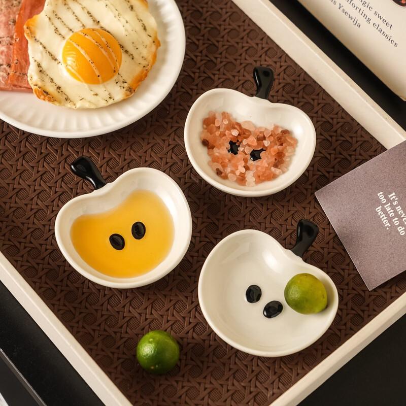 ZISIZ Creative Apple Dip Dish Set