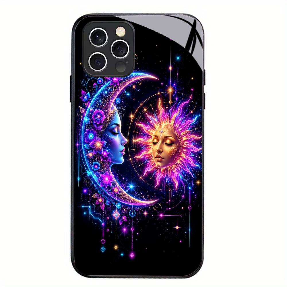 Sun and Moon Phone Case Phone Case Glass