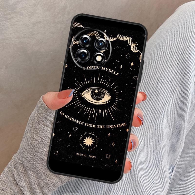 Death Tarot Cat Cover For OnePlus 12 12R 13 13R 11 10 Pro 8T 10T OnePlus Nord 4 CE 3 2 Lite N30 N20 N10 Case