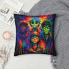Gorillaz Nebula Drip Square Pillowcase Polyester Linen Velvet Pattern Zip Decorative Throw Pillow Case Car Cushion Cover