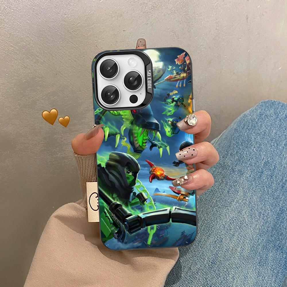

Anime N-NinjagoS Phone Case For IPhone 16 15 14 13 12 11 Pro Max X XR XSMAX 8 7 Plus Matte Shockproof Back Cover iPhone 13 pro