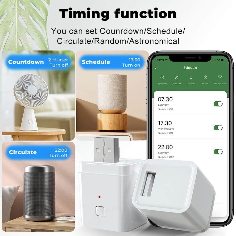 Home Sharing Power Adapter APP Control Home Sharing Charging Head APP Control Fireproof Material Heat-resistant