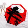1 PC Automatic Folding Umbrella - Naruto Pattern Portable Foldable Design With 8 Ribs Christmas Birthday Gifts