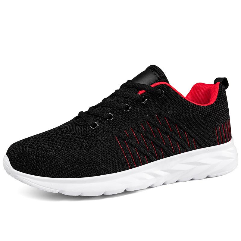 Brand Sports Shoes Summer New Breathable Non-slip Casual Soft-soled Black Running Shoes