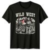 Wild West T-Shirt Cat Cowboy Animal Western Birthday Gift For Him And Her