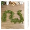 2.7M LED Christmas Cedar Garland Artificial Pine Cypress Vines with Light for Christmas Table Mantle Wall Room Winter Decoration