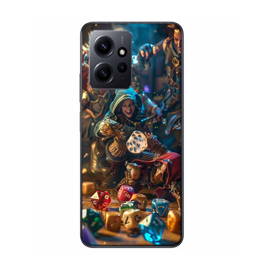 Game D-Dungeons D-Dragons D-DND Phone Case For Redmi 12 13C 12C 15C 9 10 10C Note 13 Pro Plus 14 15 Pro 9T 9C 9A TPU Soft Cover