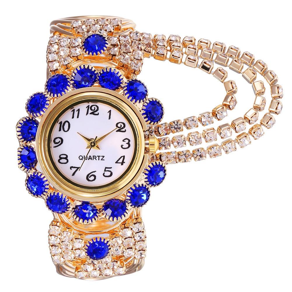 Luxury Rhinestone Women Watches Fashion Adjustable Bangle Ladies Quartz Wristwatch Reloj Mujer