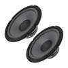 Pair 6.5 Inch 600W 2-Way Coaxial Car HiFi Speakers High Power Handling Silk Dome Tweeter Weatherproof Full Boost