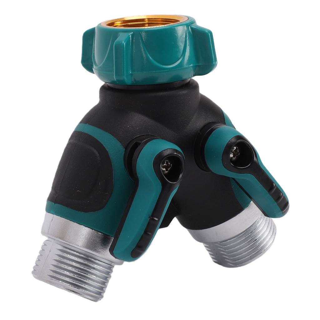 Garden Hose Splitter 2 Way 3 4in Male Female Thread Tap Y Type Watering Connector Distributor for Outdoor Faucet