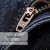 Septwolves Men's Loose Fit Straight-Leg Denim Jeans
