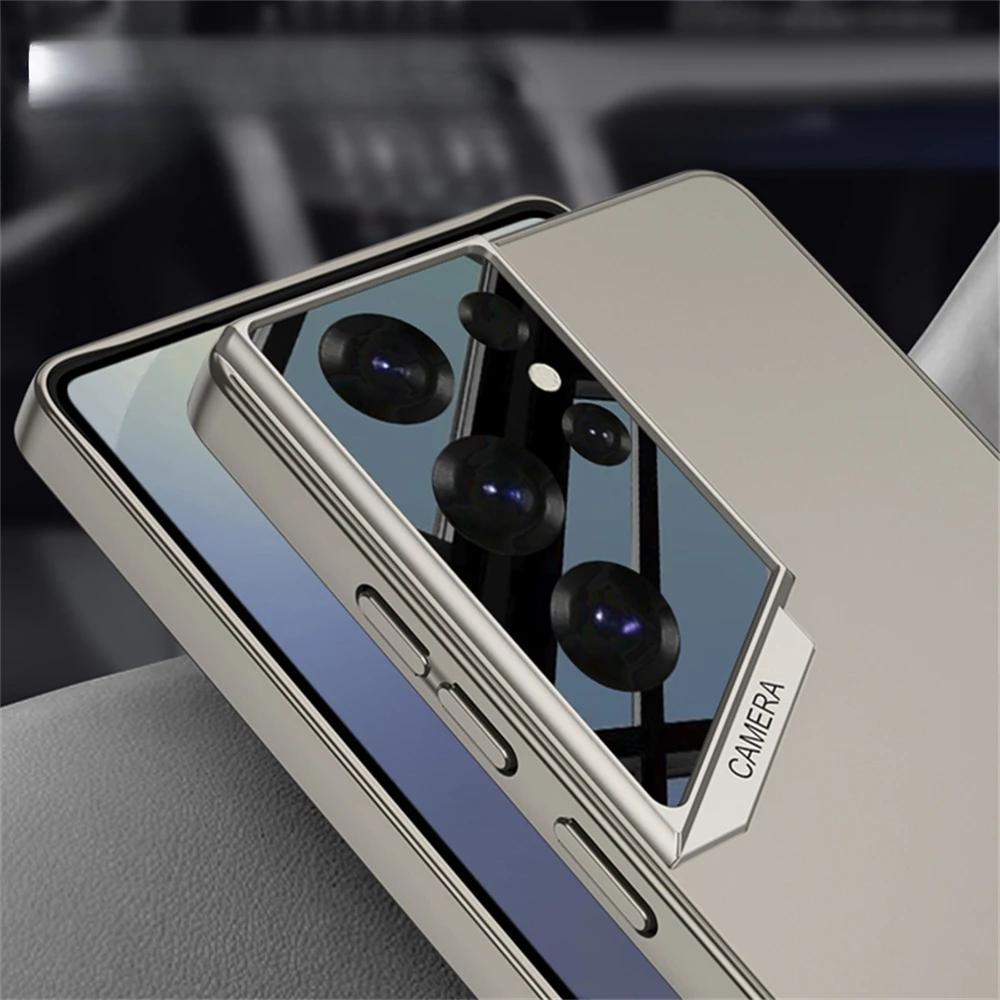 Skin Feel Plastic Hard Shell  Shockproof Galaxy S25 S24 Ultra Phone Case for Samsung Galaxy S25 S24 S23 Ultra Protective Cover