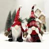 Sturdy Plastic And Fabric Christmas Gnomes Ornament for Home Decoration and Party Display