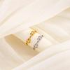 S925 Sterling Silver Wheat Ear Open Ring for Women - Elegant, Simple, Branch & Leaf Design