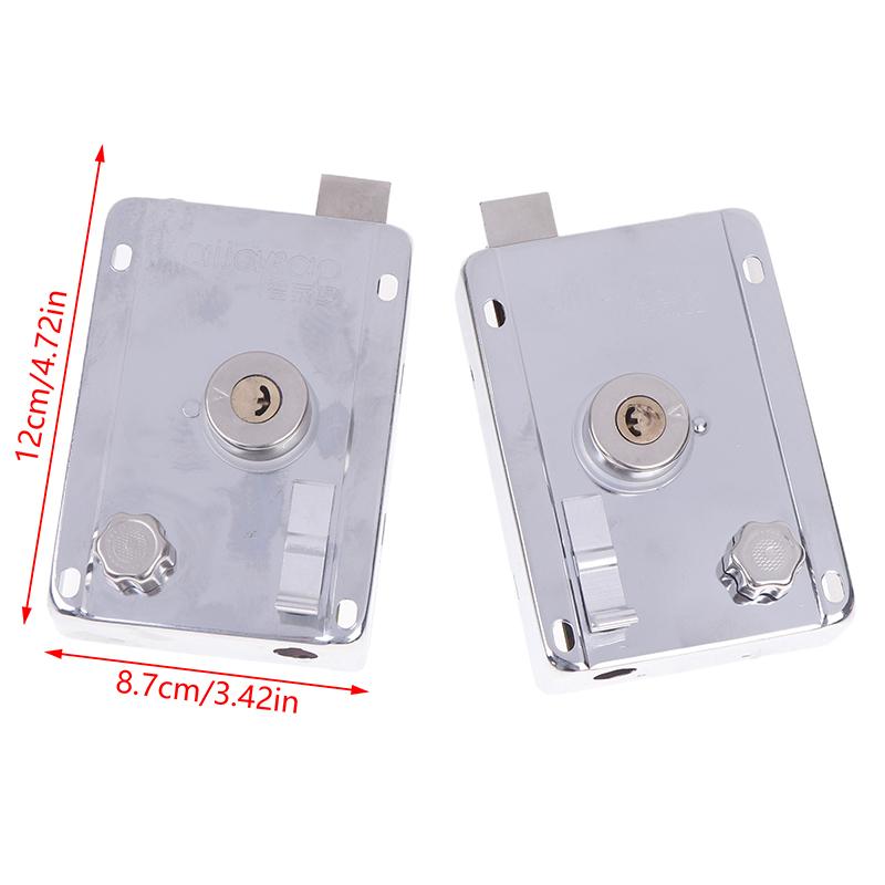 Încuietori de Fier Externe Securitate Încuietoare Antifurt Încuietoare cu Asigurare Multiplă Feronerie Încuietoare Poartă Lemn