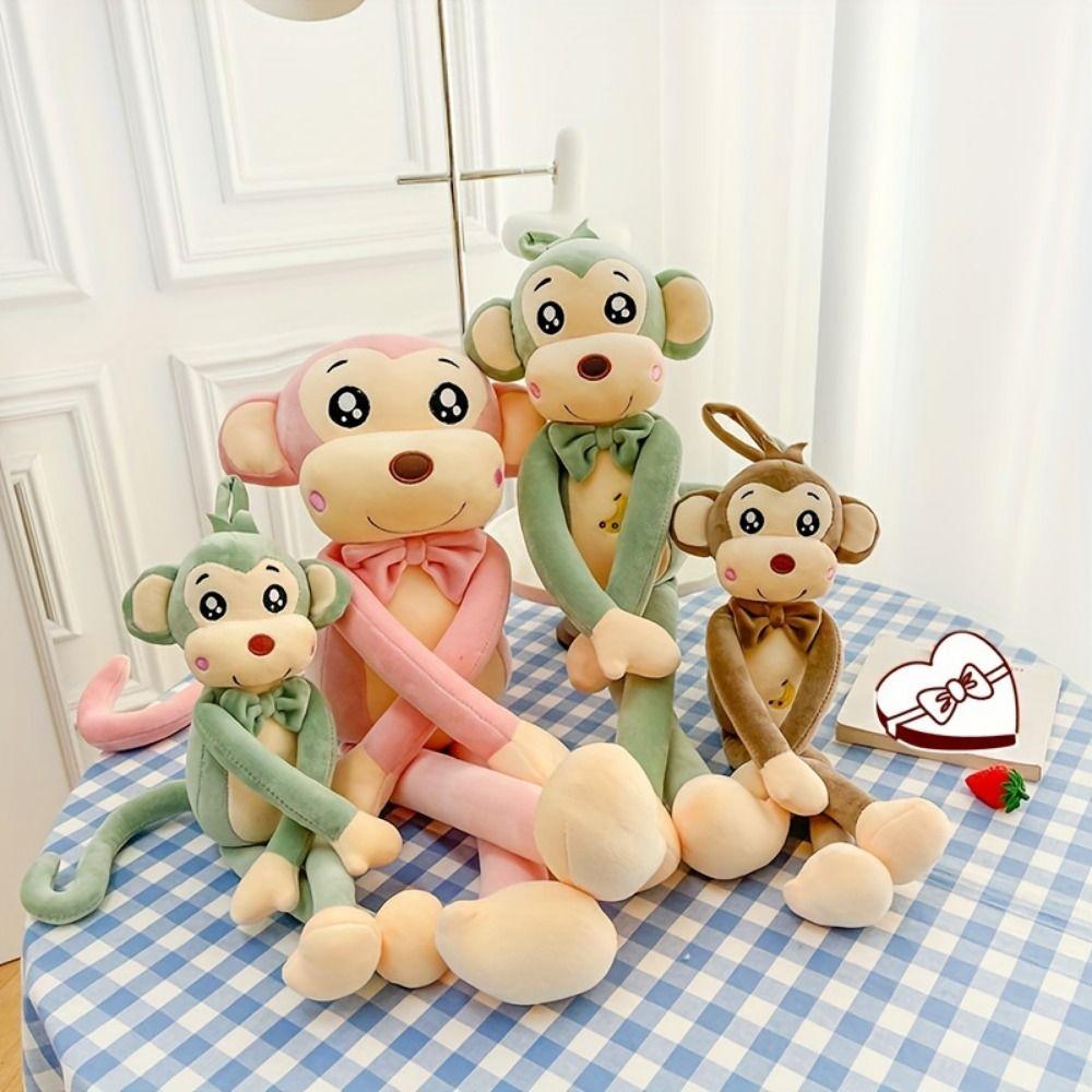 Monkey Monkey Stuffed Animal Doll PP Cotton Monkey Plush Doll Monkey Plush Toy  Room Decoration