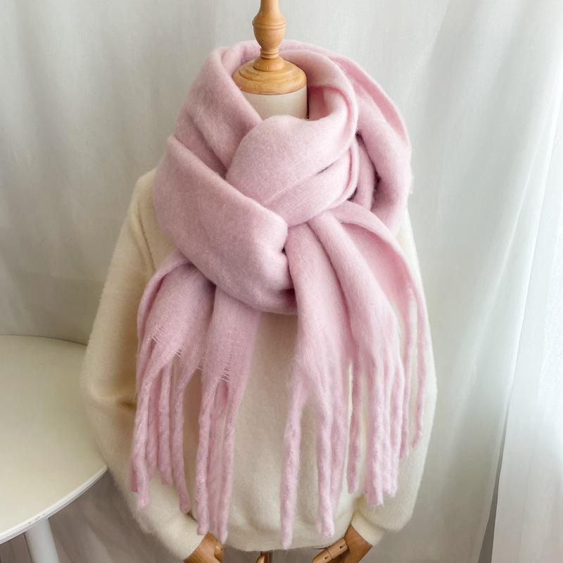2025 Versatile Women's Korean-Style Cashmere Scarf for Autumn/Winter