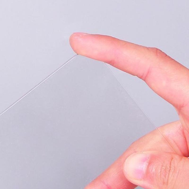 Creative Acrylic Book Stand Transparent Thickened L-shaped Bookshelf Non-slip Student Book Block Office Desk Book Storage and Organizing Rack
