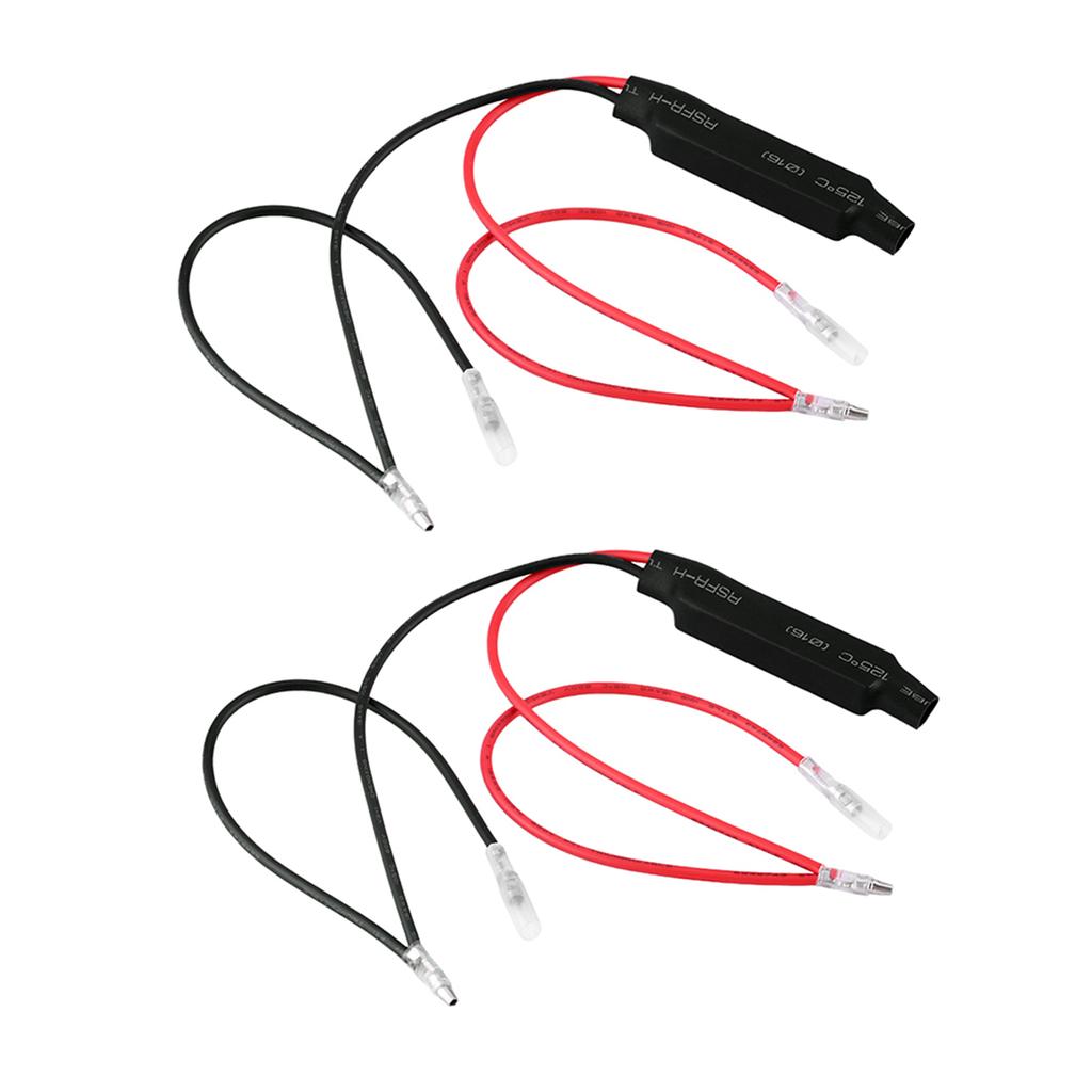 10W Motorcycle LED Turn Signal Indicator Light Load Resistor Fix Error Flash Controller