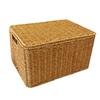 With Lid Rattan Storage Box Rectangular Weave Container Premium Laundry Baskets  Living Room