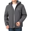 Men's Fleece-Lined Casual Windbreaker - Thick, Quick-Drying Cotton-Padded Jacket for Autumn and Winter