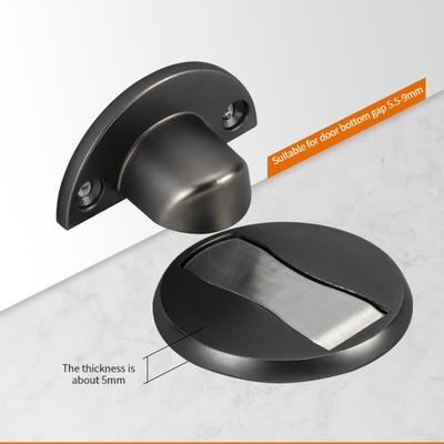 1/2KS Bezkolíkový Neviditelný Dveřní Stop Silný Magnetický Domácí Ložnice Koupelna Proti Kolizi Tichý Podlahový Samozamykací Stopka