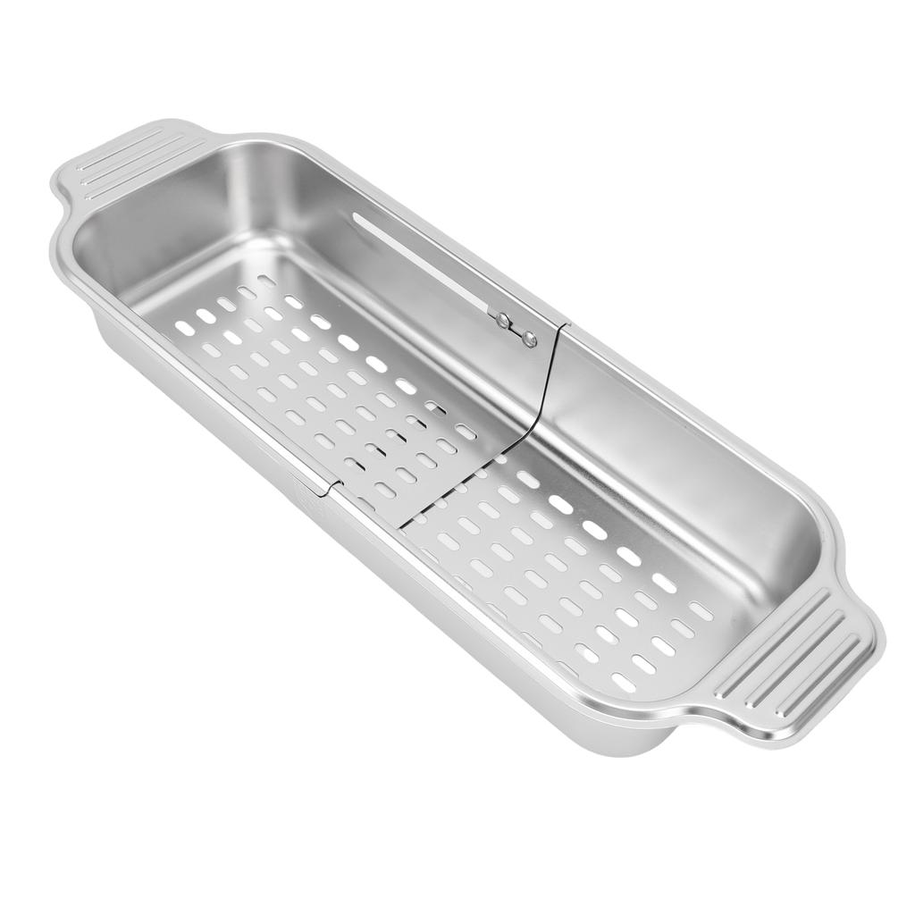 Over The Sink Strainer Extendable 304 Stainless Steel Over The Sink Colander for Kichen Washing Vegetables Fruits