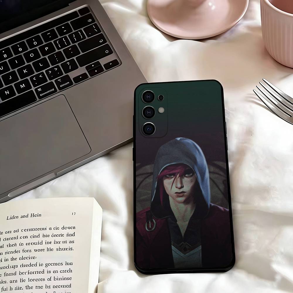 A-Arcane hot game Vi-i Phone Case For Samsung S25,S24,S21,S22,S23,S30,Ultra,S20,Plus,Fe,Soft Silicone Black Cover Samsung S24ULTRA