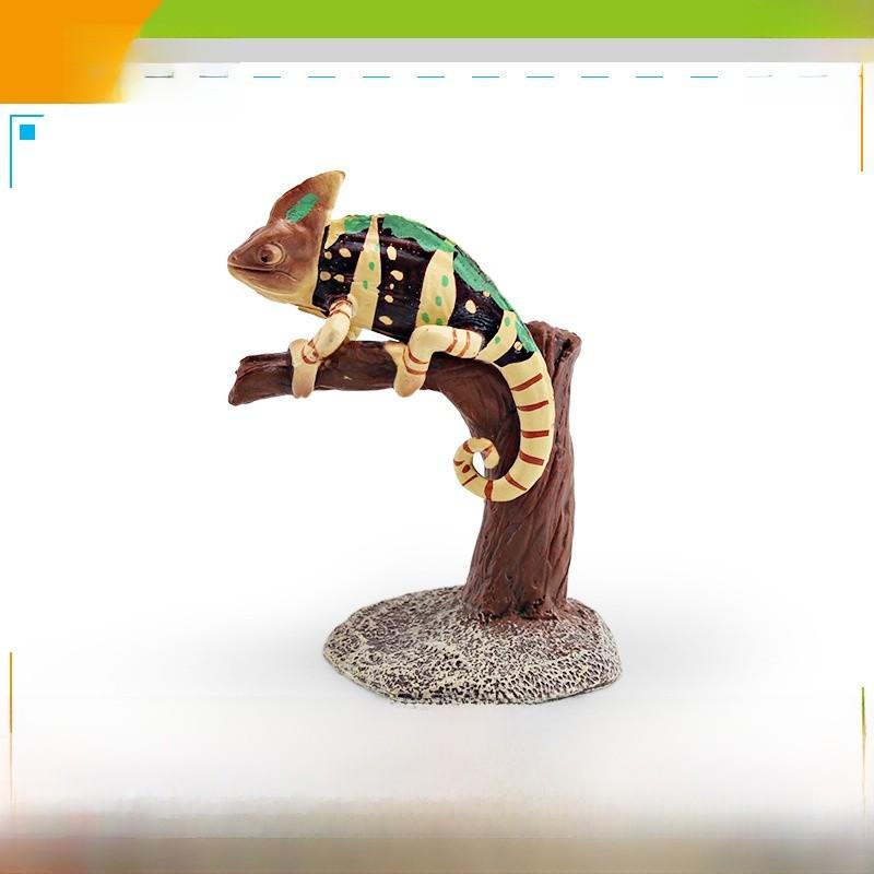 

Pvc Chameleon Reptile Decor Model Kids Learning Toy For Nature Scene Display