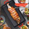 Zhis Cast Iron Grill & Teppanyaki Pan