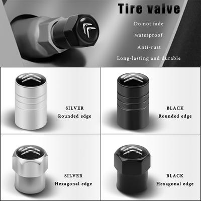 Car Styling 3D Metal Wheel Tire Valve Stem Cap Accessories For C1 DS3 C2 C3 Vts C4 Saxo C4L C5 C6 C8 Xsara C3-XR Picasso
