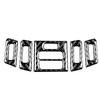 Carbon Fiber Car Interior Air Conditioner Outlet Panel Frame Cover Trim for BMW E90 92 93 (A)