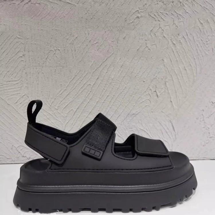 Letní dámské sandály 2024 pásek se sponou Dámské románské denní pantofle dámské ležérní boty se silným dnem