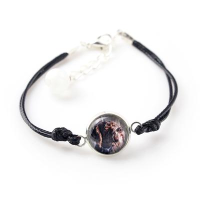 German Wirehaired Pointer - Bracelet with Your Photo Handmade, Unique Jewelry from the Brand