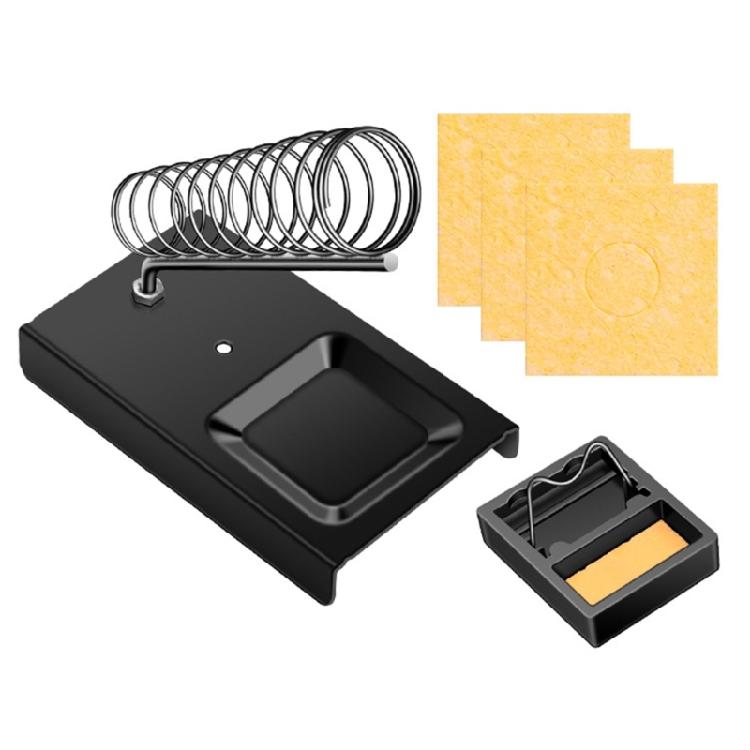 Portable Soldering Iron Stand Spring Holder Support Station Solder Guns Sponge