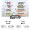AILTEC Glass Storage Set of Microwave and Oven Glass Square and Rectangular Heat-Resistant Containers, 8, Airtight, Safe, Tupperware, BPA-Free,