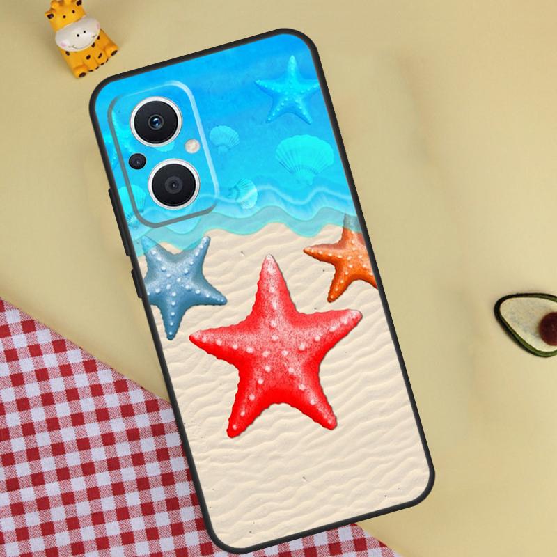 Sea Shells Phone Case For OPPO Reno 12 12F 13 13F 11 8T 7 8 10 Pro OPPO Find X8 X6 Pro X3 X5 Lite Cover
