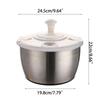 Salad and Fruit Centrifuges Stainless Steel Spinner KitchenEfficiently Wash