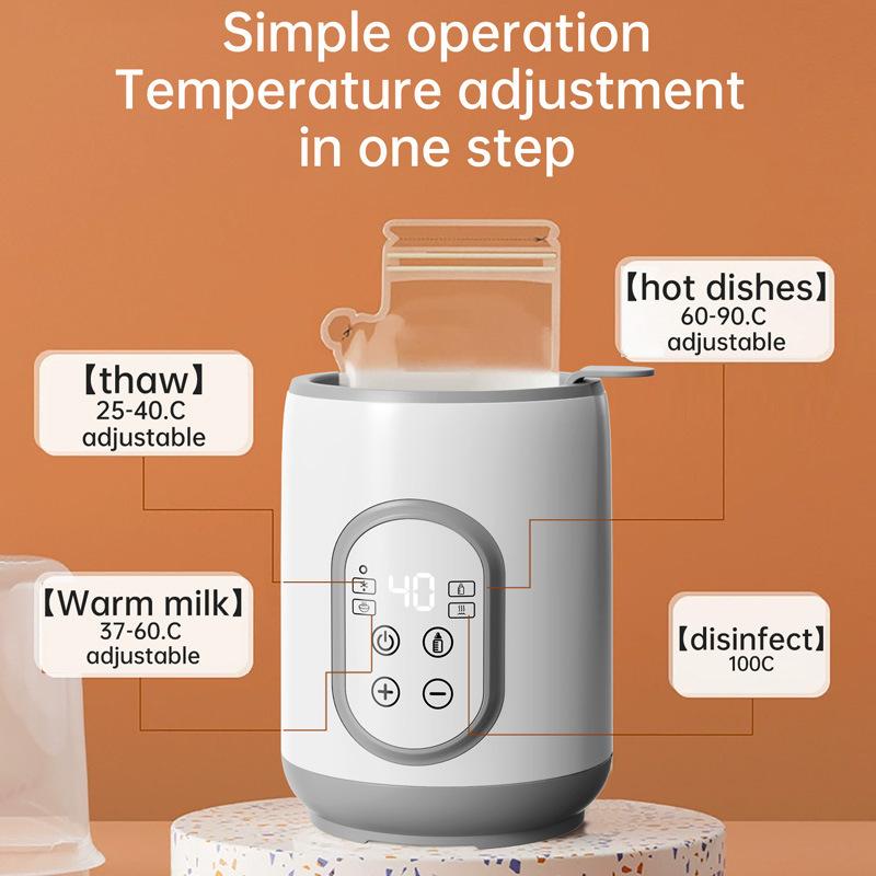 Baby Bottle Warmer And Sterilizer, Automatic Temperature Control Milk Warmer For Breast Milk