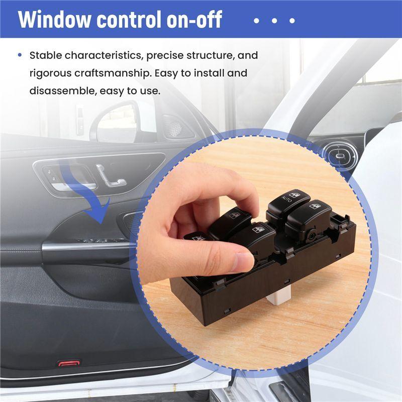 Front Left Master Electric Power Window Control Switch Driver Side For Getz 2005 93570-1C110
