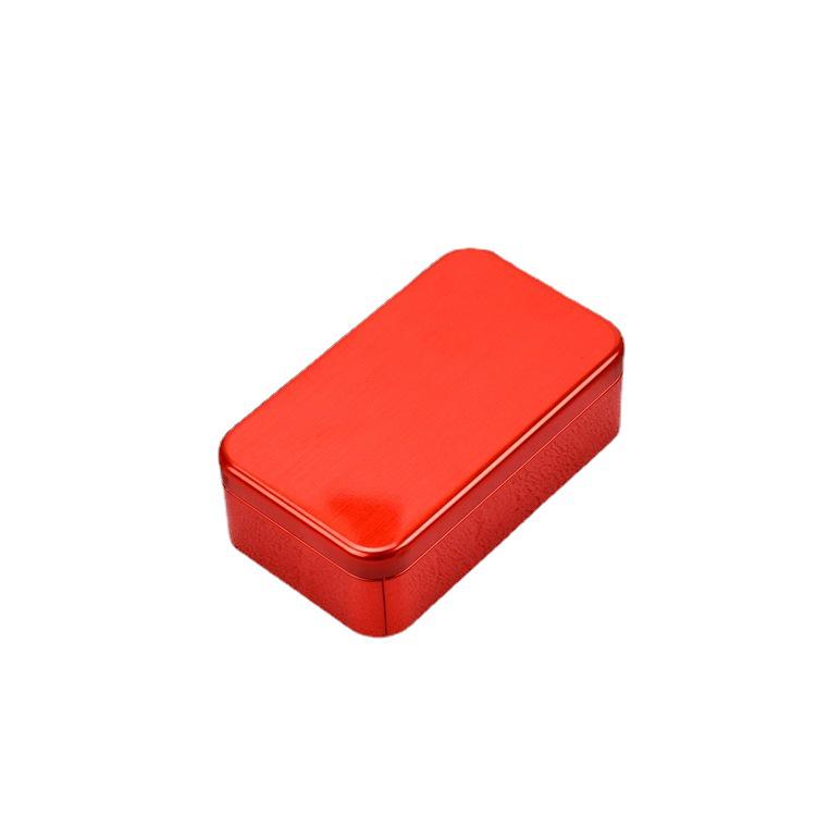 Brushed Iron Tea Can and Playing Card Storage Box