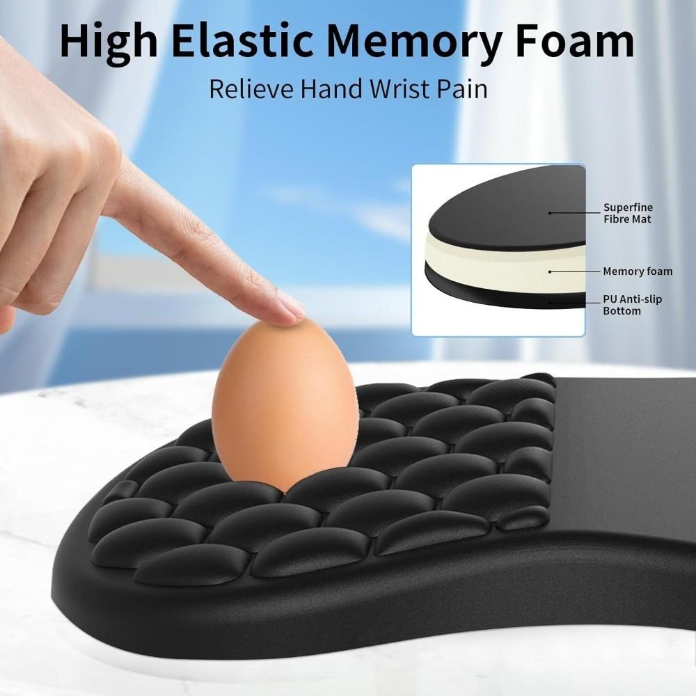 Pain Relief Wrist Support Mousepad High Elastic Wrist Rest Ergonomic Mouse Pad  Computer Work