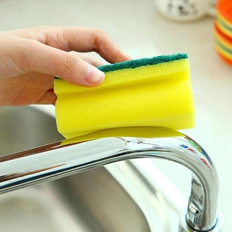 5X Cleaning Sponge Brush Dish Pan Oil Spots Cleaner Scourer Pad Kitchen SupplyHome, Furniture & DIY, Cookware, Dining & Bar, Kitchen Tools & Gadgets!